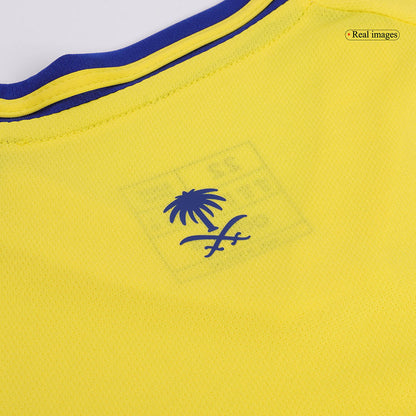 Kid's RONALDO #7 Al Nassr Home  Soccer Jersey Kit(Jersey+Shorts) 2024/25 Top Soccer Jerseys Store