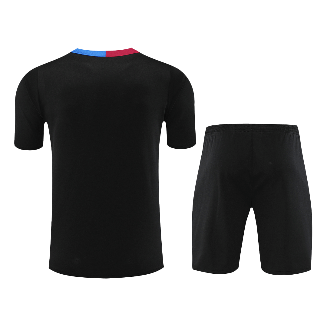 Barcelona Pre-Match  Soccer Jersey Kit(Jersey+Shorts) 2024/25 Top Soccer Jerseys Store