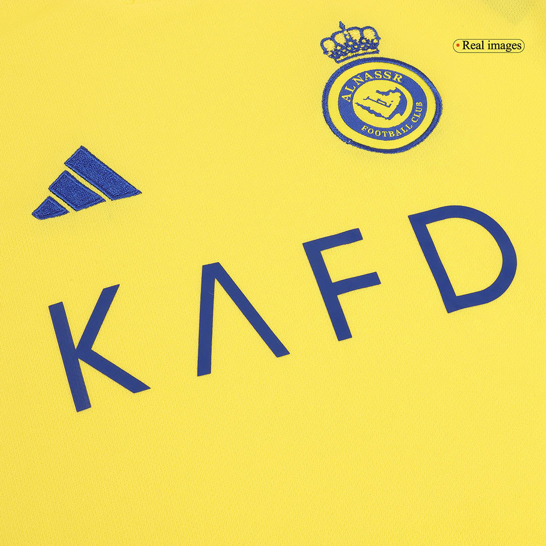 Kid's RONALDO #7 Al Nassr Home  Soccer Jersey Kit(Jersey+Shorts) 2024/25 - ACL Top Soccer Jerseys Store