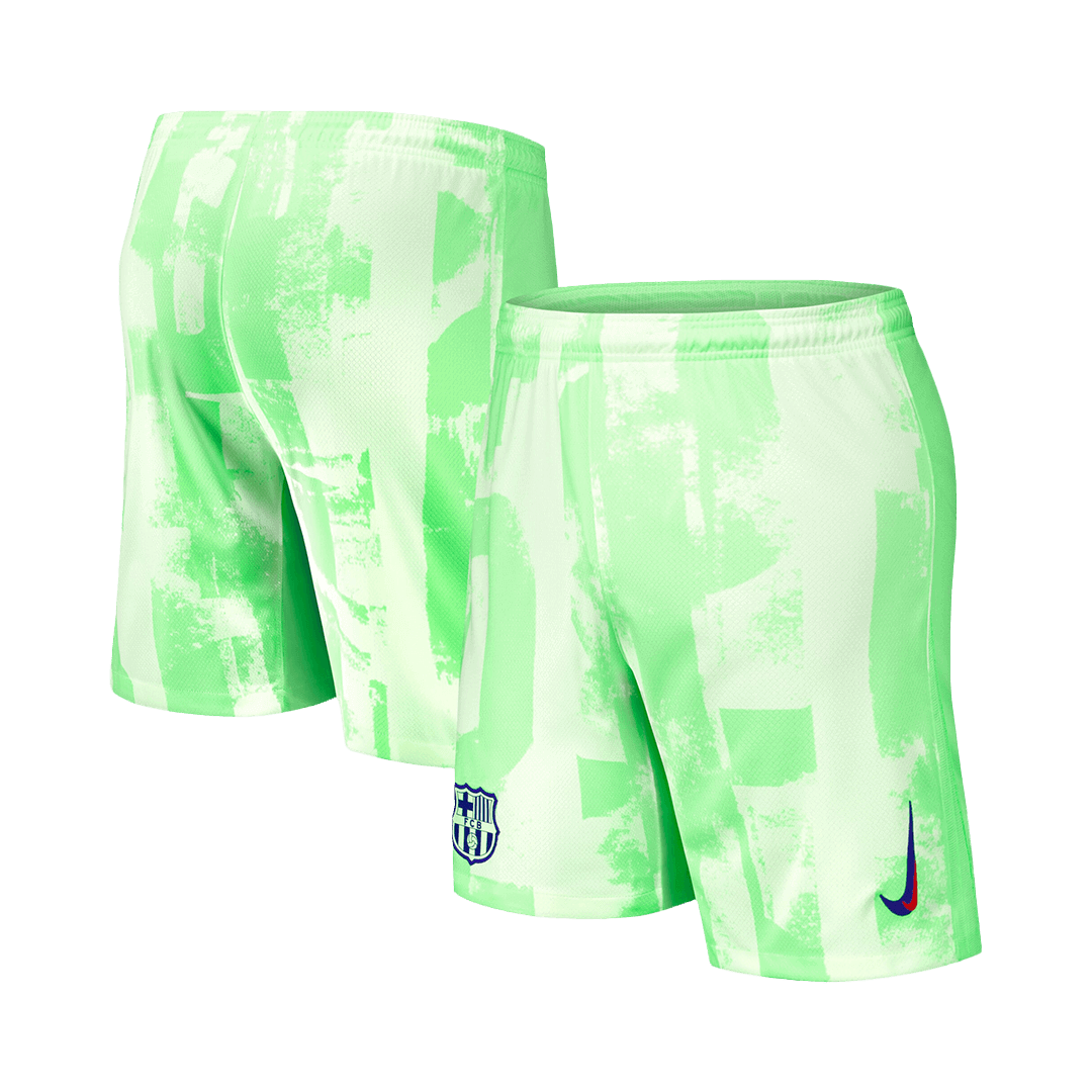 Barcelona Third Away Soccer Shorts 2024/25 Top Soccer Jerseys Store
