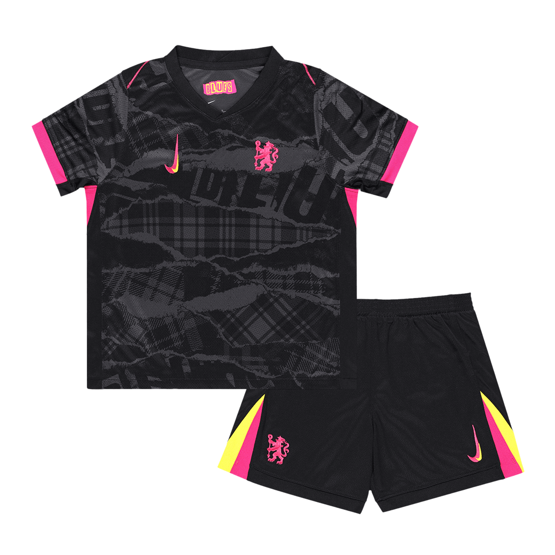 Kid's Chelsea Third Away  Soccer Jersey Kit(Jersey+Shorts) 2024/25 Top Soccer Jerseys Store