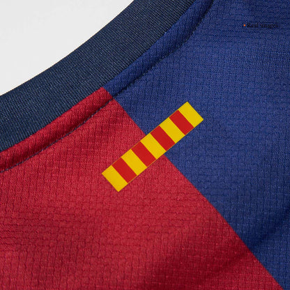 Kid's Barcelona Home  Soccer Jersey Kit(Jersey+Shorts) 2024/25 - COLDPLAY Top Soccer Jerseys Store