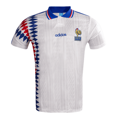 Retro 1994 France Away  Soccer Jersey Top Soccer Jerseys Store