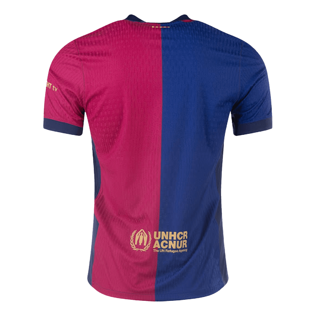 Player Version Barcelona Home  Soccer Jersey 2024/25 - COLDPLAY Top Soccer Jerseys Store