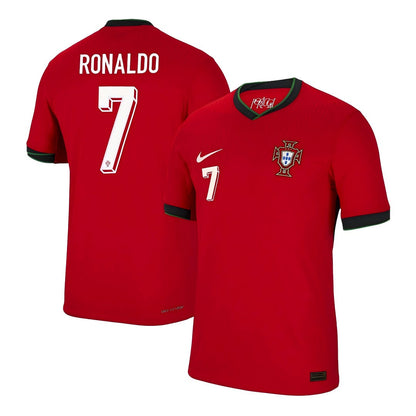 Portugal RONALDO #7 Home Match Jersey Euro 2024 Go Game Wear