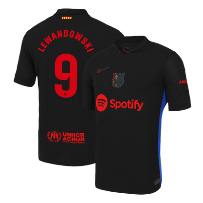 Player Version LEWANDOWSKI #9 Barcelona Away  Soccer Jersey 2024/25 Top Soccer Jerseys Store