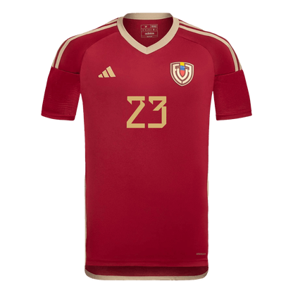 Men's Venezuela  RONDÓN #23 Home Soccer Jersey Copa América 2024 topsoccerjerseys.com