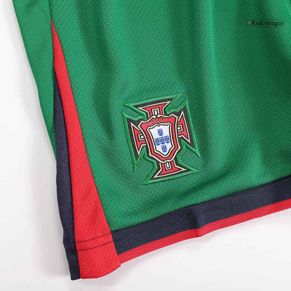 Kid's Portugal Home Jerseys Kit(Jersey+Shorts) Euro 2024 Go Game Wear