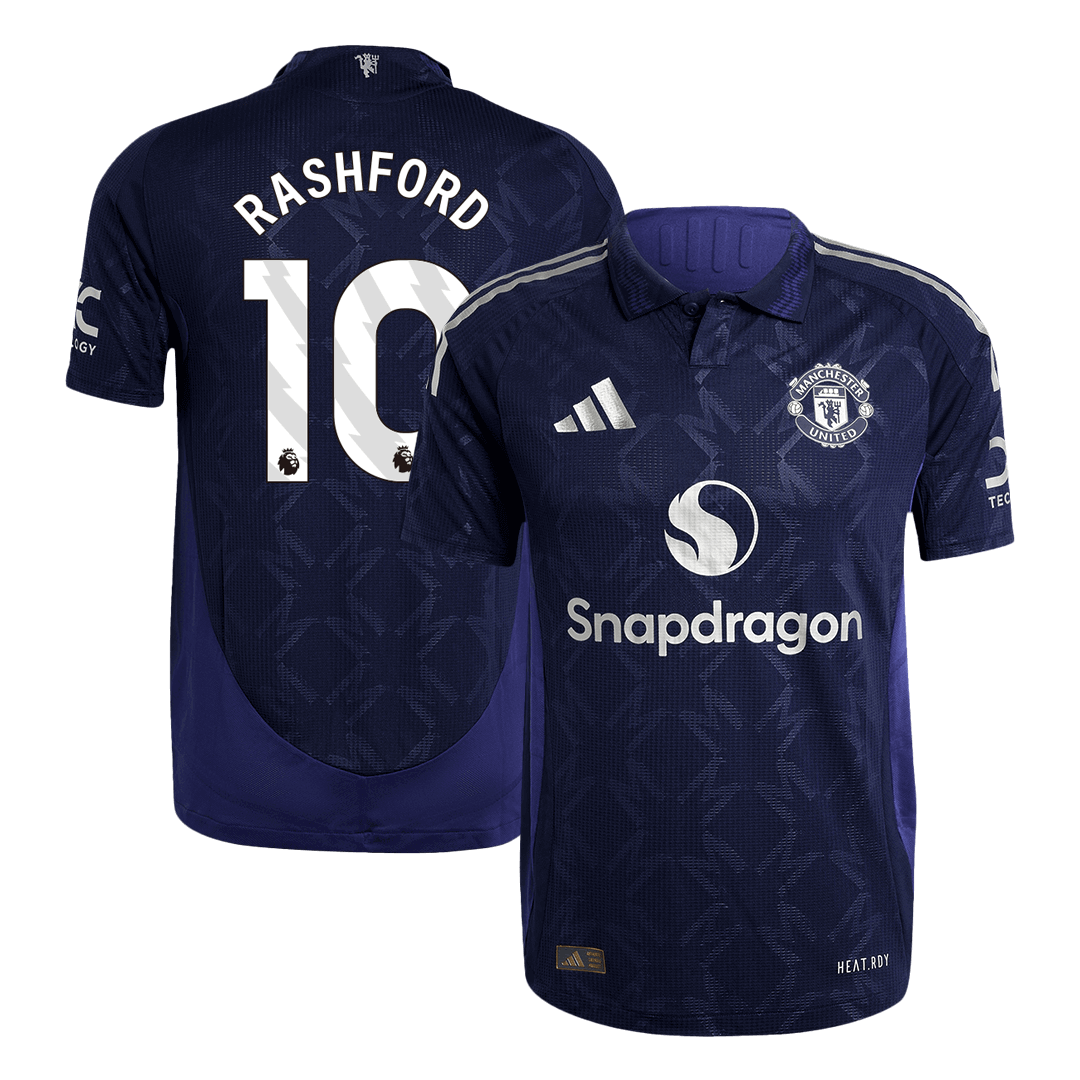 Player Version RASHFORD #10 Manchester United Away  Soccer Jersey 2024/25 Top Soccer Jerseys Store