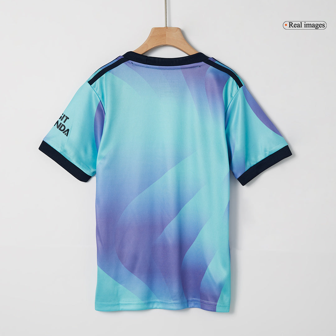 Kid's Arsenal Third Away  Soccer Jersey Kit(Jersey+Shorts) 2024/25 Top Soccer Jerseys Store