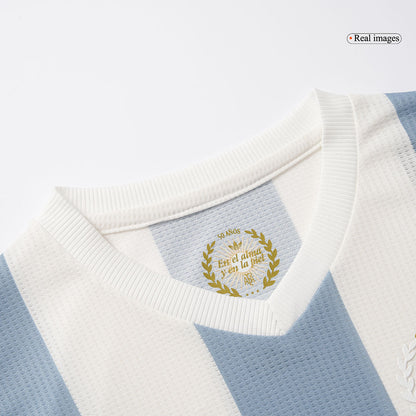 Kid's Argentina  Soccer Jersey Kit(Jersey+Shorts) 2024 - 50th Anniversary Top Soccer Jerseys Store