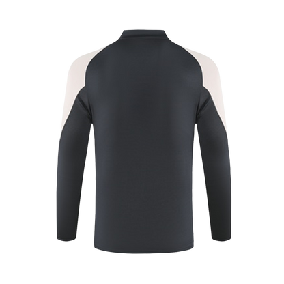 Kid's Real Madrid Zipper Sweatshirt Kit(Top+Pants) 2024/25 Top Soccer Jerseys Store