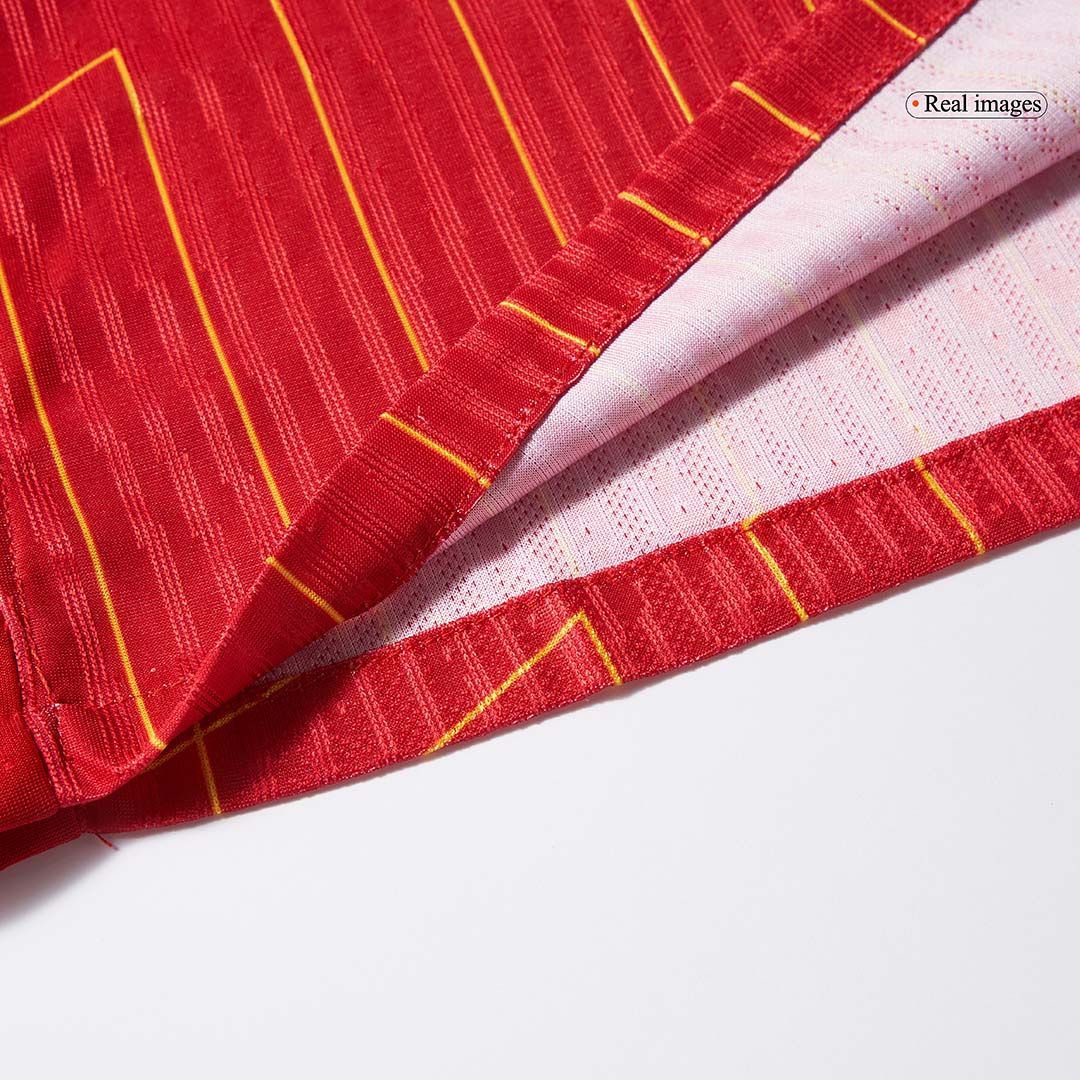 Player Version M.SALAH #11 Liverpool Home  Soccer Jersey 2024/25 Top Soccer Jerseys Store