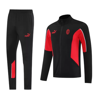 AC Milan Training Jacket Kit (Jacket+Pants) 2025/26 - Black