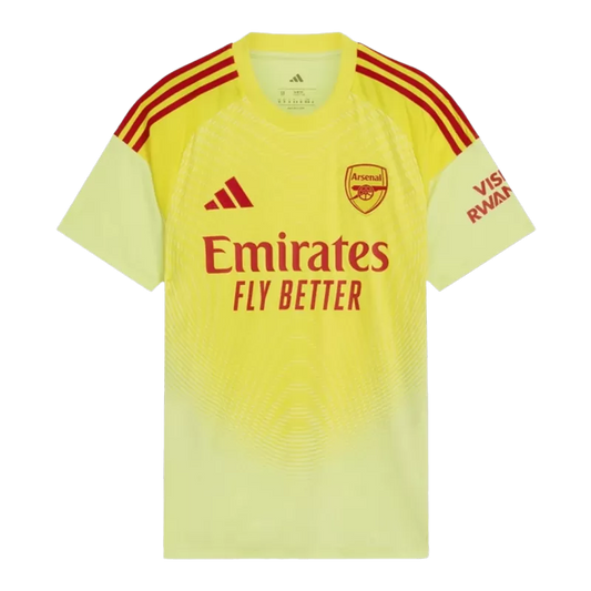 Arsenal Goalkeeper Soccer Jersey 2025/26 Yellow