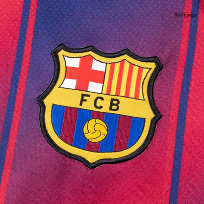 Barcelona Home Long Sleeve Soccer Jersey 2025/26