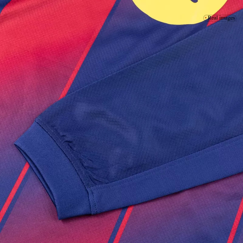 Barcelona Home Long Sleeve Soccer Jersey 2025/26