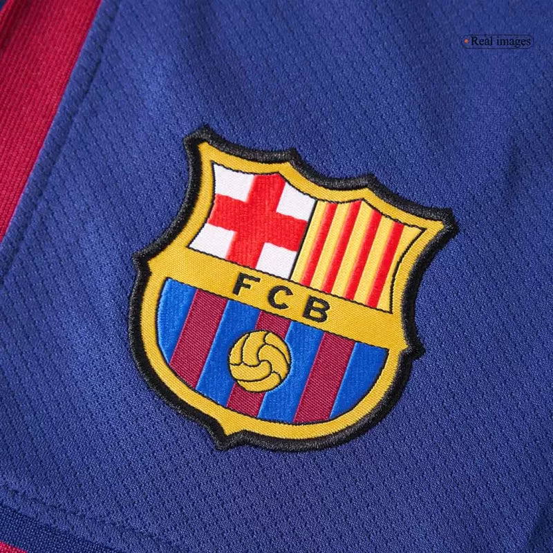 Barcelona Home Soccer Jersey Kit(Jersey+Shorts+Socks) 2025/26