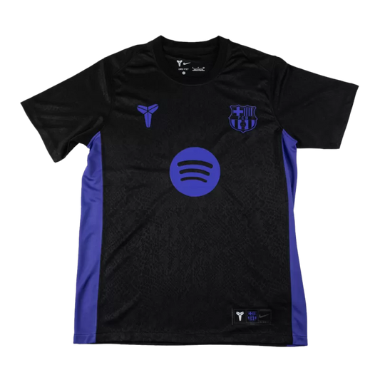 Barcelona Pre-Match 2025/26 Soccer Jersey - Black