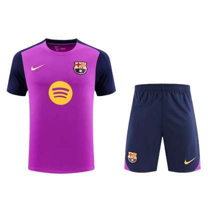 Barcelona Pre-Match Jersey Kit(Jersey+Shorts) 2025/26