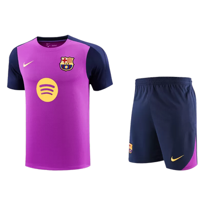 Barcelona Pre-Match Jersey Kit(Jersey+Shorts) 2025/26