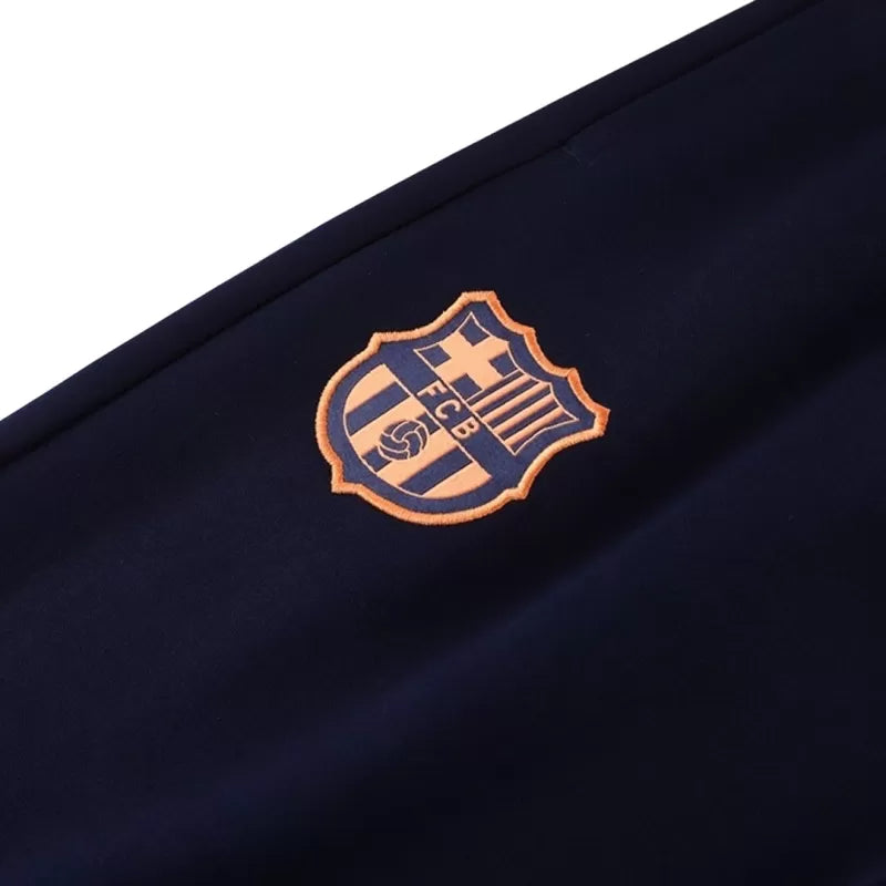 Barcelona Training Jacket Kit (Jacket+Pants) 2025/26 - Navy&Orange