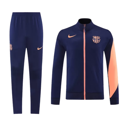 Barcelona Training Jacket Kit (Jacket+Pants) 2025/26 - Navy&Orange