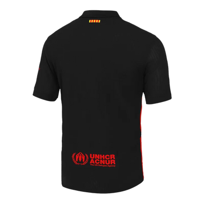 Player Version Barcelona X Travis Scott Away Soccer Jersey 2024/25 - Red - Slim Fit