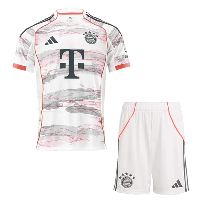 Bayern Munich Away Soccer Jersey Kit(Jersey+Shorts) 2025/26
