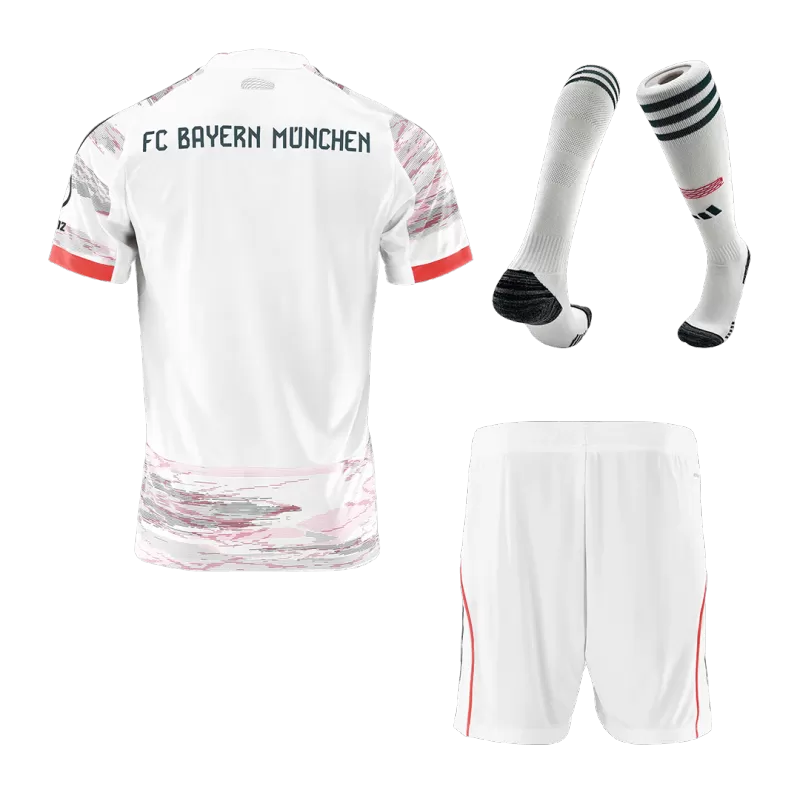 Bayern Munich Away Soccer Jersey Kit(Jersey+Shorts+Socks) 2025/26