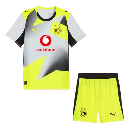 Borussia Dortmund Away Soccer Jersey Kit (Jersey+Shorts) 2025/26