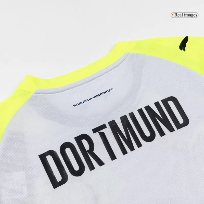 Borussia Dortmund Away Soccer Jersey Kit (Jersey+Shorts) 2025/26