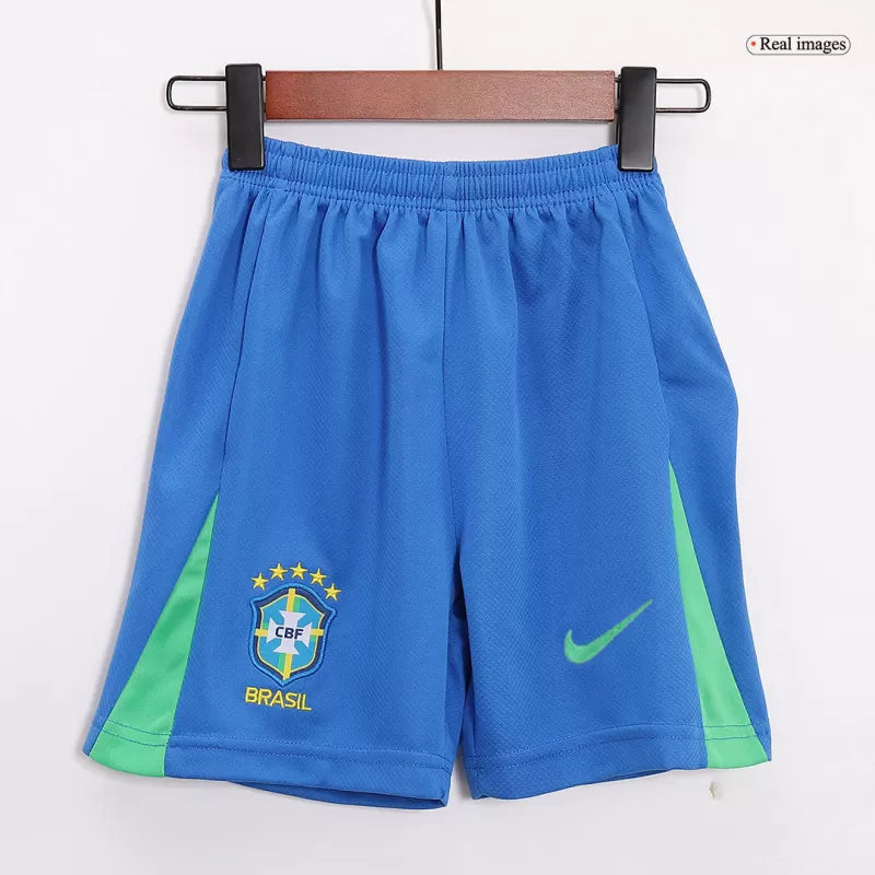 Brazil Kid‘s Home Soccer Jerseys (Jersey+Short) Kit 2024 Top Soccer Jerseys Store