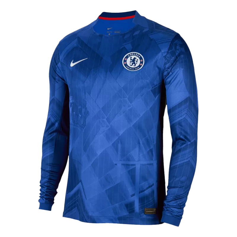 Chelsea Home Long Sleeve Soccer Jersey 2025/26