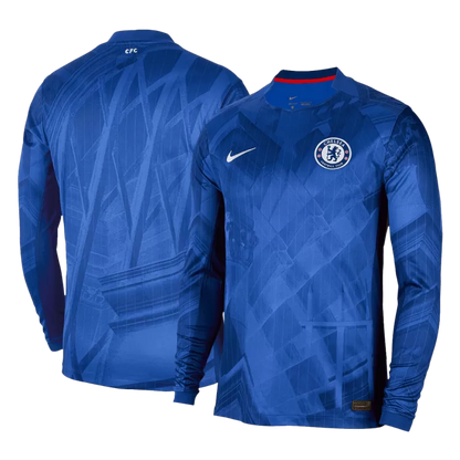 Chelsea Home Long Sleeve Soccer Jersey 2025/26