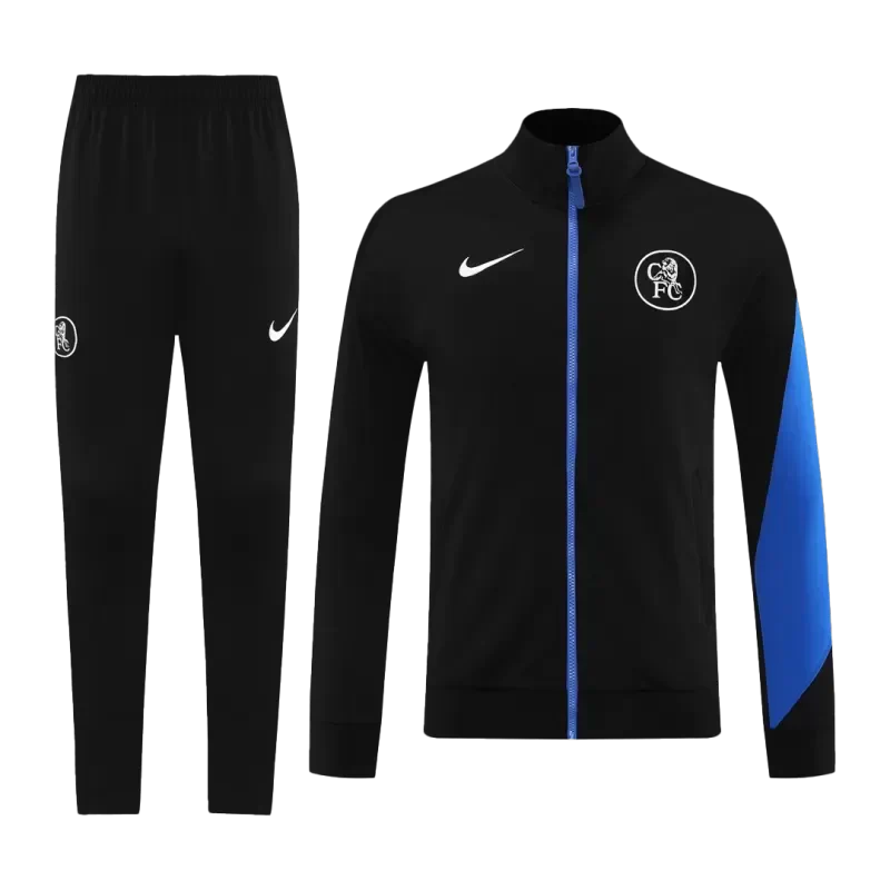 Chelsea Training Jacket Kit (Jacket+Pants) 2025/26 - Black