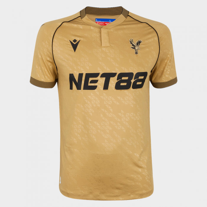 Crystal Palace Eagle Gold Shirt Soccer Jersey 2025/26 Top Soccer Jerseys Store