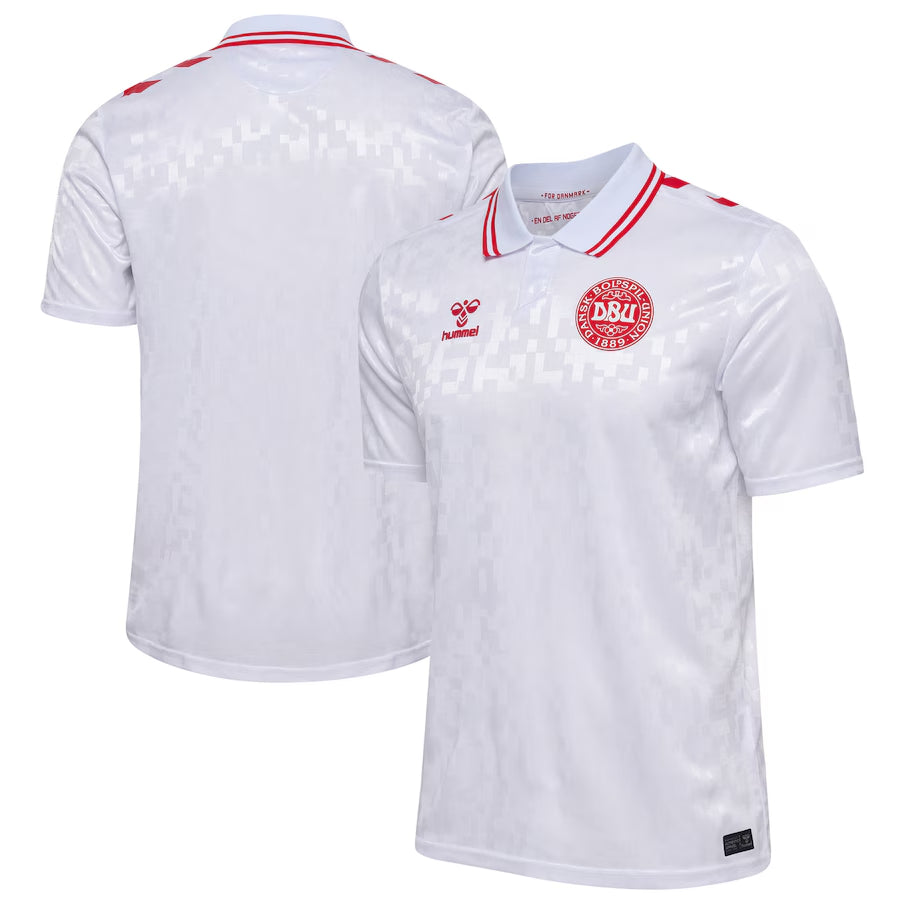 Denmark Away Soccer Jersey 2024 topsoccerjerseys.com