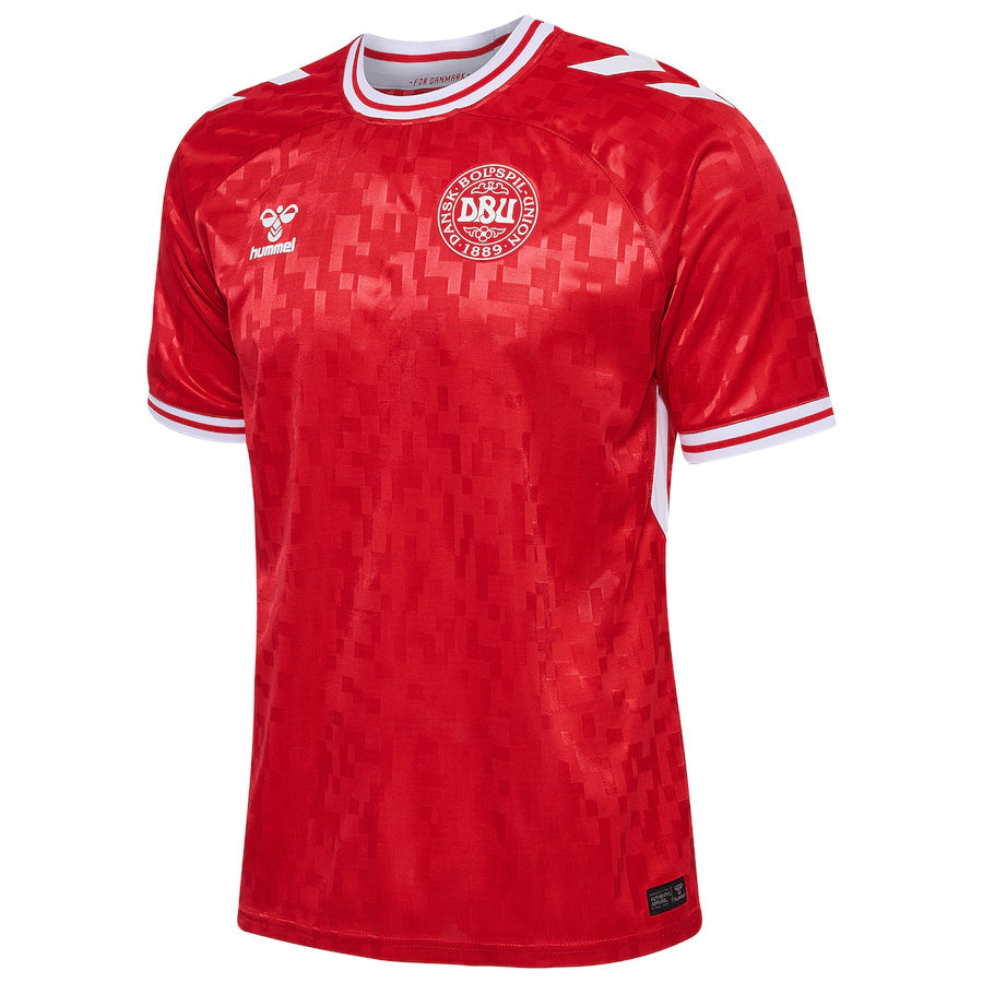 Denmark Home Soccer Jersey 2024 topsoccerjerseys.com