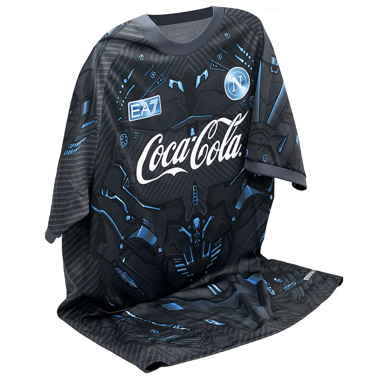 SSC Napoli Ebony Training Soccer Jersey 2025/26 Top Soccer Jerseys Store