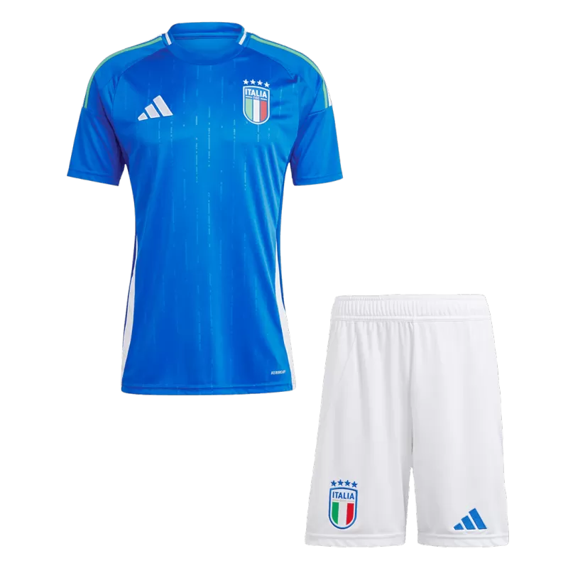 Italy Home Soccer Jersey (Jersey+Shorts) EURO 2024