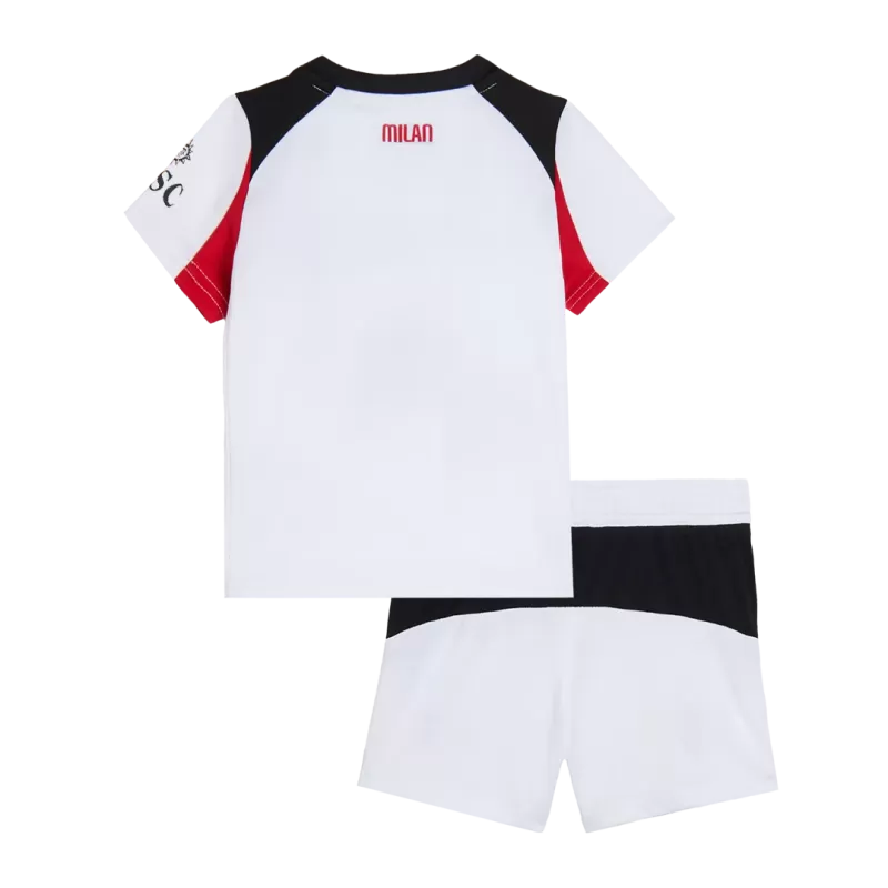 Kid's AC Milan Away Soccer Jersey Kit(Jersey+Shorts) 2025/26