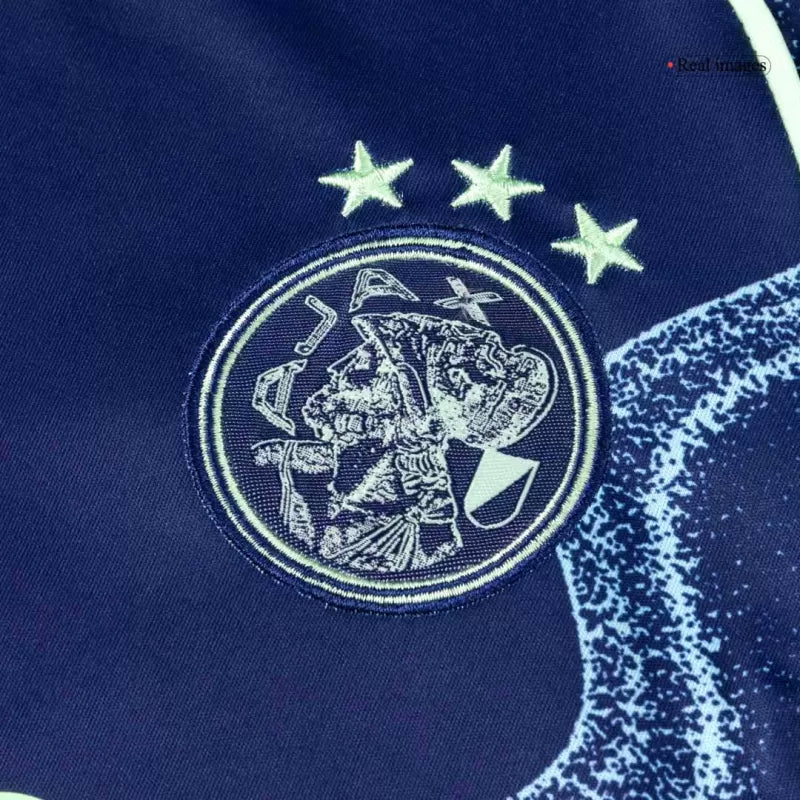 Kid's Ajax Away Soccer Jersey Kit (Jersey+Shorts) 2025/26