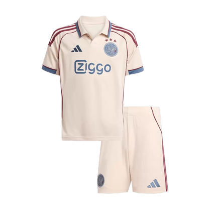 Kid's Ajax Third Away Soccer Jersey Kit (Jersey+Shorts) 2025/26