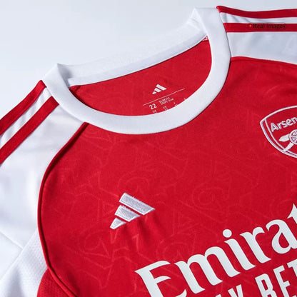 Kid's Arsenal Home Soccer Jersey Kit(Jersey+Shorts) 2025/26
