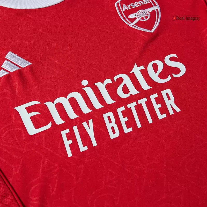 Kid's Arsenal Home Soccer Jersey Kit(Jersey+Shorts) 2025/26