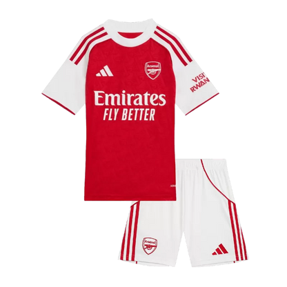 Kid's Arsenal Home Soccer Jersey Kit(Jersey+Shorts) 2025/26