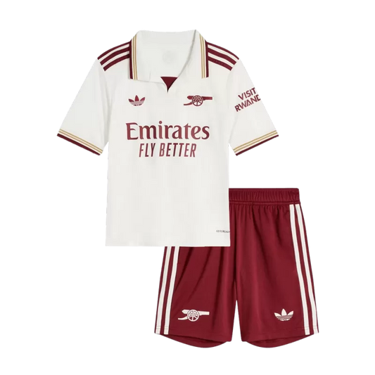 Kid's Arsenal Third Away Soccer Jersey Kit(Jersey+Shorts) 2025/26