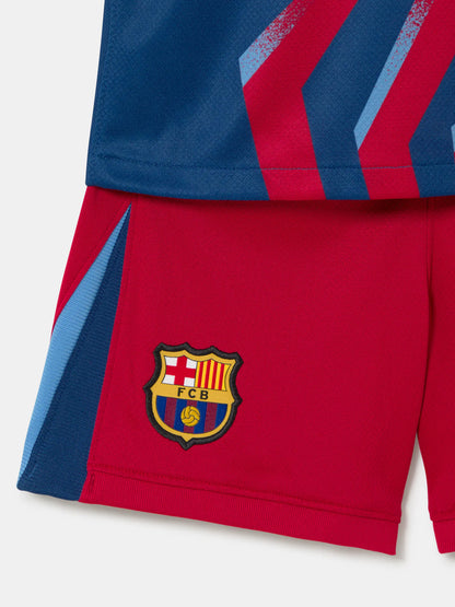 Kid‘s Barcelona Fourth Away Soccer Jerseys (Jersey+Short+Socks) Kit 2025/26