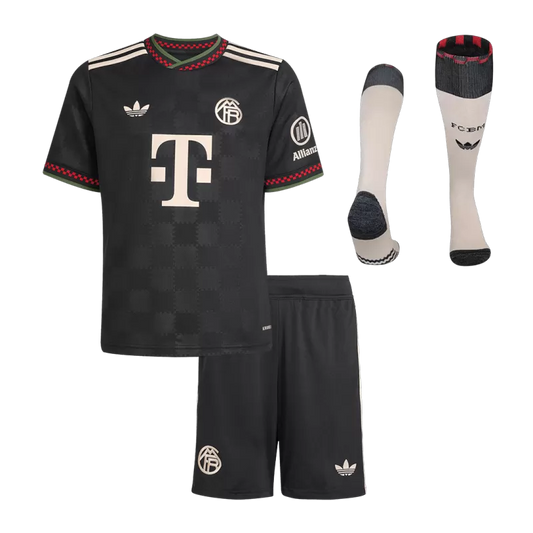 Kid's Bayern Munich Third Away Soccer Jersey Kit(Jersey+Shorts+Socks) 2025/26